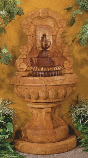 Spouting Europa Murabella Lavabo Wall Fountain Cement Artwork